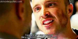 suggest you stop whining like a little bitch and do what I say.