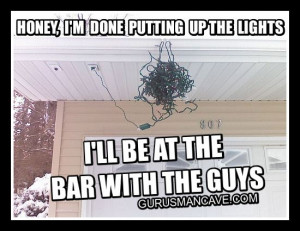 Oh yeah, im done with the lights! Time for some beer!!