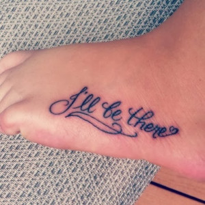 cute foot quote tattoos for girls long inspirational foot quote
