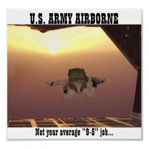 ... ARMY AIRBORNE RANGERS! PRINT from http://www.zazzle.com/airborne+gifts