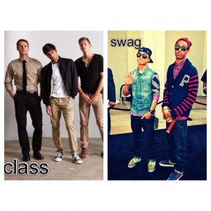 Class Or Swag Class vs swag.