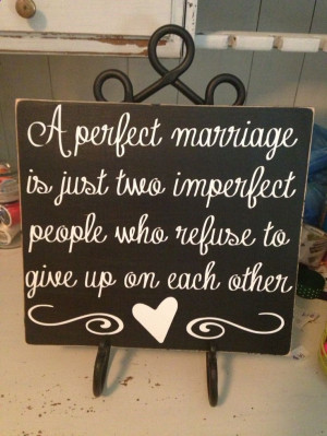 Perfect Marriage...wood sign with vinyl by BedtimeCraft on Etsy, $20 ...