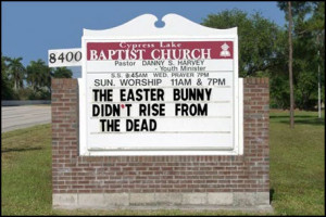 easter church sign sayings