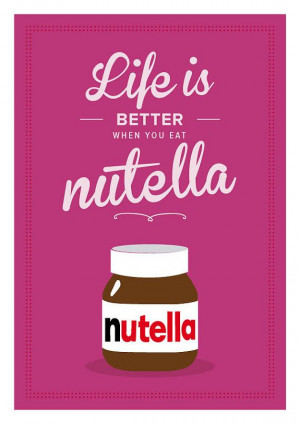 Nutella Retro inspirante. Devis impression Giclee par ShufflePrints