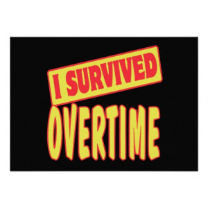 SURVIVED OVERTIME CUSTOM ANNOUNCEMENT