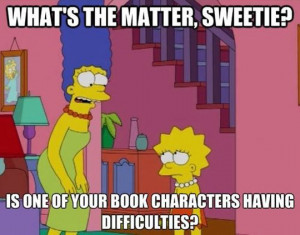 funny-Simpsons-Lisa-book-characters1