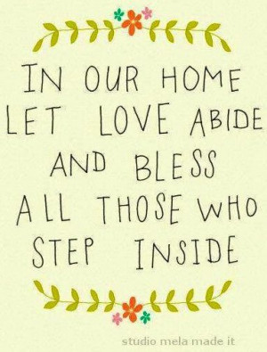 Home quote via Carol's Country Sunshine on Facebook