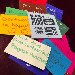 Finally received my Happy Cards Kit from the @happinessmovement! I'll ...