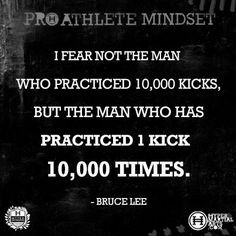 Inspirational Quote by Bruce Lee for a Pro Athlete Mindset | Hyper ...
