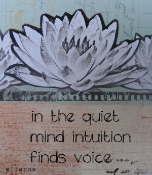 Quiet mind....