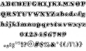 VTC-FuzzyPunkySlippers font by Vigilante TypeFace Corp. - FontSpace