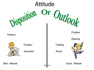 Good Attitude At Work Good attitude 1 the basis