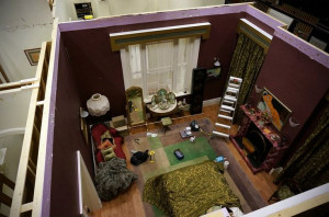 ... shot of Phryne's bedroom set. Miss Fisher's Murder Mysteries 2014