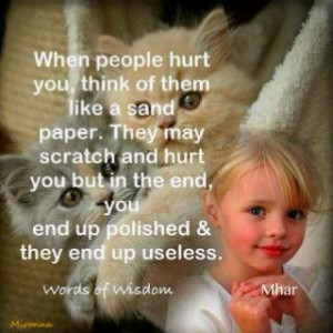 When people hurt you...