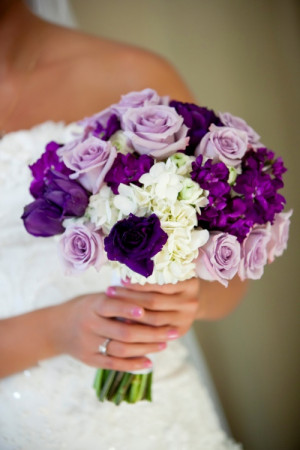 Wedding - Bouquets In Purple