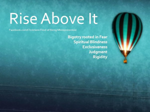 Christians Tired of Being Misrepresented