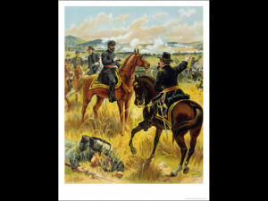 Major General George Meade at the Battle of Gettysburg on July 2nd ...