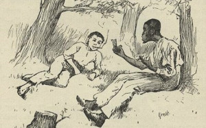 Huckleberry Finn and Nigger Jim.