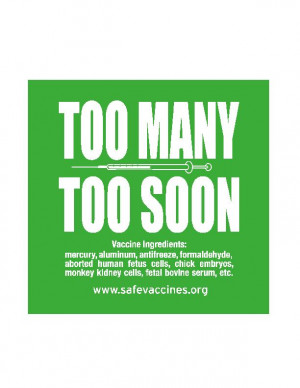 ... “Green Our Vaccines”: Anti -vaccine, not “pro-safe vaccine