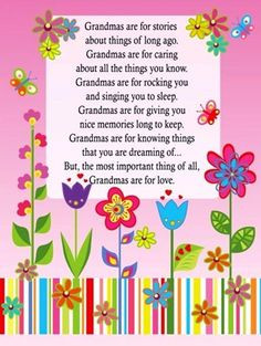 ... Mothers Day Grandma Poems Mothers Day Poems For Grandmother Mother Day