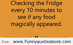 Funny quotes about fridge and sweets