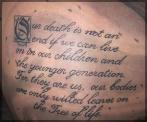Military Quote Tattoos