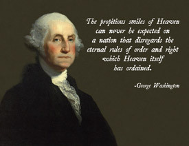 George Washington Heaven Poster