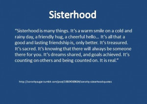 Sisterhood Quote