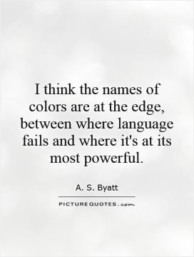 ... edge, between where language fails and where it's at its most powerful