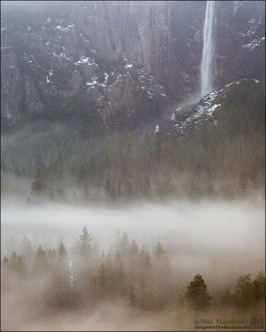 Bridalveil Falls from Tunnel View, Yosemite