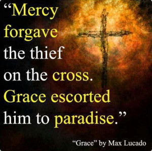 God's grace and mercy!!! ♥