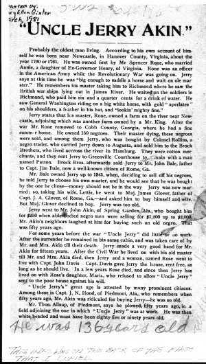 The older of the two coons was an old slave that belonged to my ...