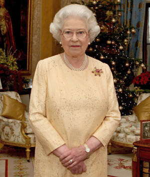 Queen Elizabeth II, announcing that her Christmas Day message will be ...