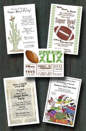 Time to Order Super Bowl Party Invitations