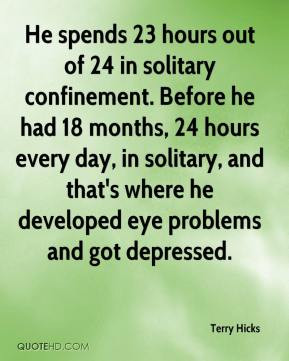 Solitary confinement Quotes