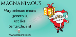 Meaning of Magnanimous | Wordpandit