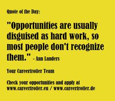 Careertrotter Quote of the Day: 