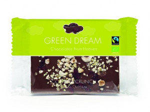 Green Dream Organic Milk Chocolate Tablet with Fruit and Nut Mix 100 g ...