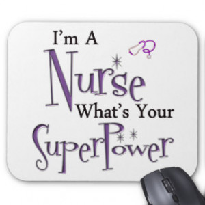 Nurse Superpower Mouse Pads