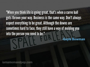 Sometimes life throws you a curveball.” #quote