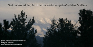 quote about #winter (photo copyright Sharon Falsetto)