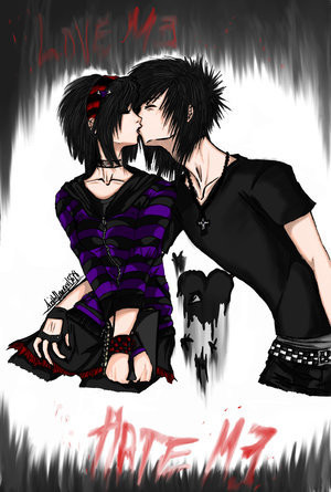 tleyaleh: Emo Love Cartoon Characters