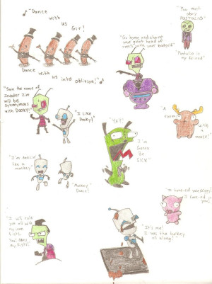 Invader Zim Quotes by Agent-Apathy