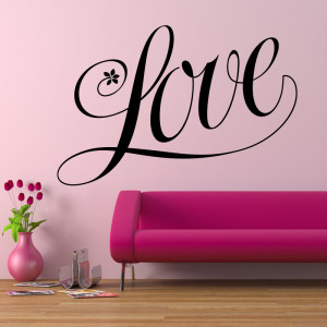 tweet love wall sticker quote wall stickers from abode wall art