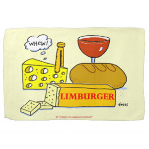 Funny Limburger Cheese Lover Kitchen Towel