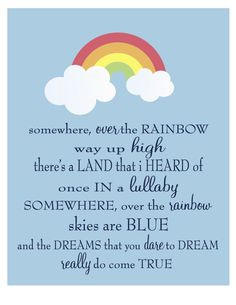 somewhere over the rainbow song