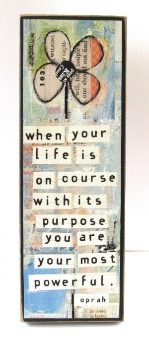 ... Totally Awesome Goods - Mixed Media Desk Plaque, Oprah Quote, $24.00