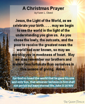 ii prayer for those who work on christmas day ii reflective christmas ...