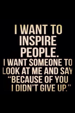 Inspire People around you!