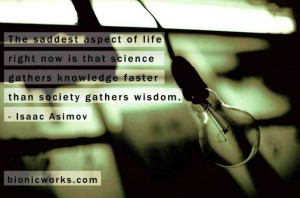 Isaac Asimov quotes about science